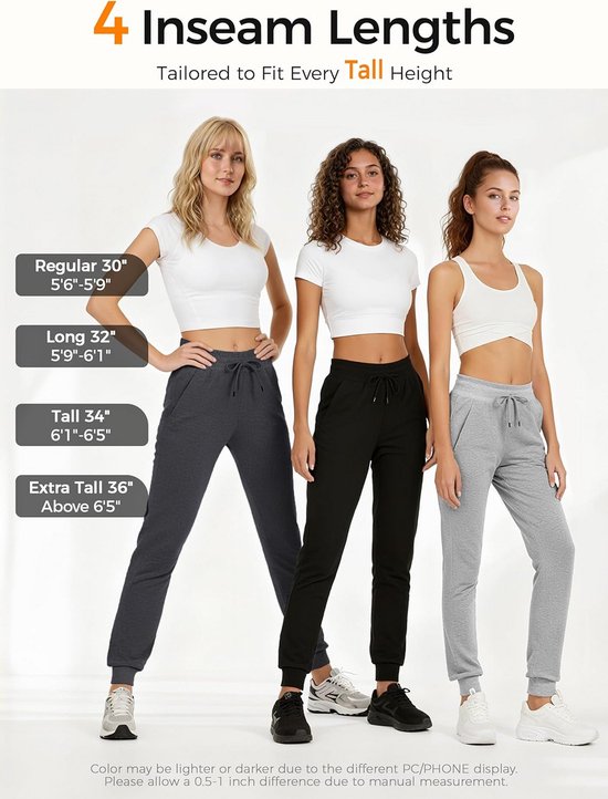 Dames Joggingbroek Katoen Recht Model met Zakken voor Yoga en Sport — afbeelding 2