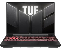 ASUS TUF Gaming A16 FA607NUQ‑RL009W – Gaming Laptop – 16 inch – Full HD+ – AMD Ryzen 7 – 16GB/512GB – RTX 4050 – Wi‑Fi 6 –Grijs