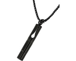 Goodivery® - AdemhalingsKetting - Met Roestvrijstalen Ketting - 528 Hz Geluidstherapie Mindfulness-Hulpmiddel Voor Het Verlichten Van Angst - Kalmeren - Concentreren - Slaapbevordering En Het Stimuleren Van Mindfulness-Gewoontes