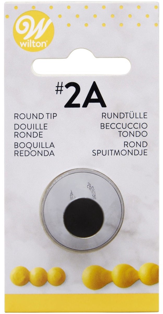 Wilton Spuitmondje - #2A Rond - Garneerspuit voor Taartdecoratie