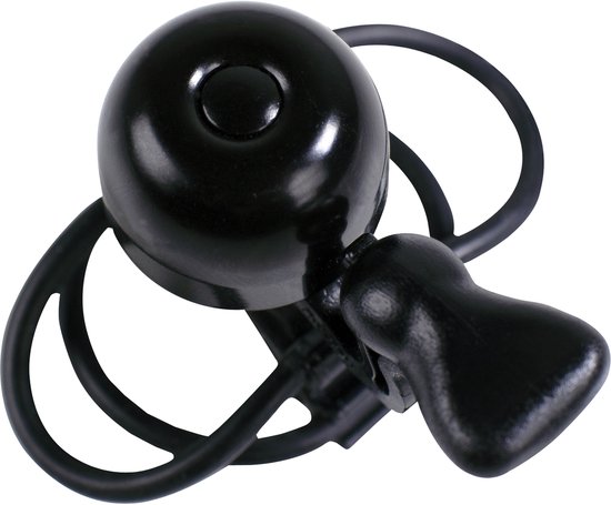 Simson Compacte fietsbel - 23mm - elastische bevestiging - zwart - veelzijdige montage van Simson — afbeelding 4