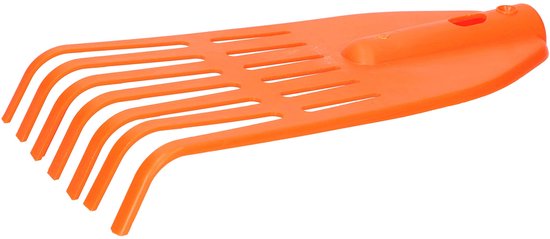 KOTARBAU Bladhark, kunststof, 7 tanden, zonder steel, oranje van KOTARBAU — afbeelding 4
