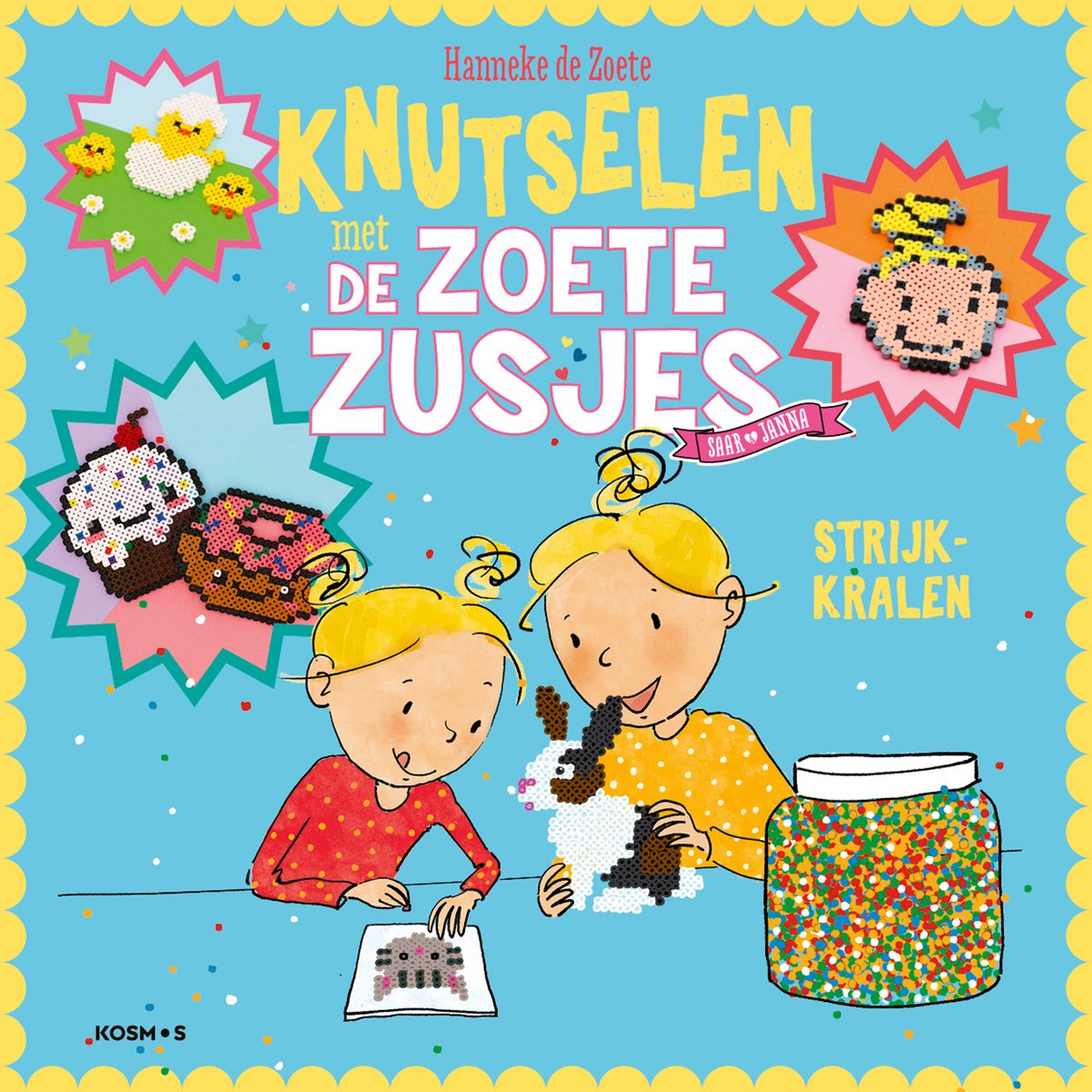 Omslag van De Zoete Zusjes - Knutselen met de Zoete Zusjes - strijkkralen
