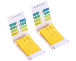 Pack of 2 PH Test Strips 6.4-8.0 - 80 Indicator Paper - Litmus Tester voor Water - Voedsel - Bodem - Alkalische Zuur Tests