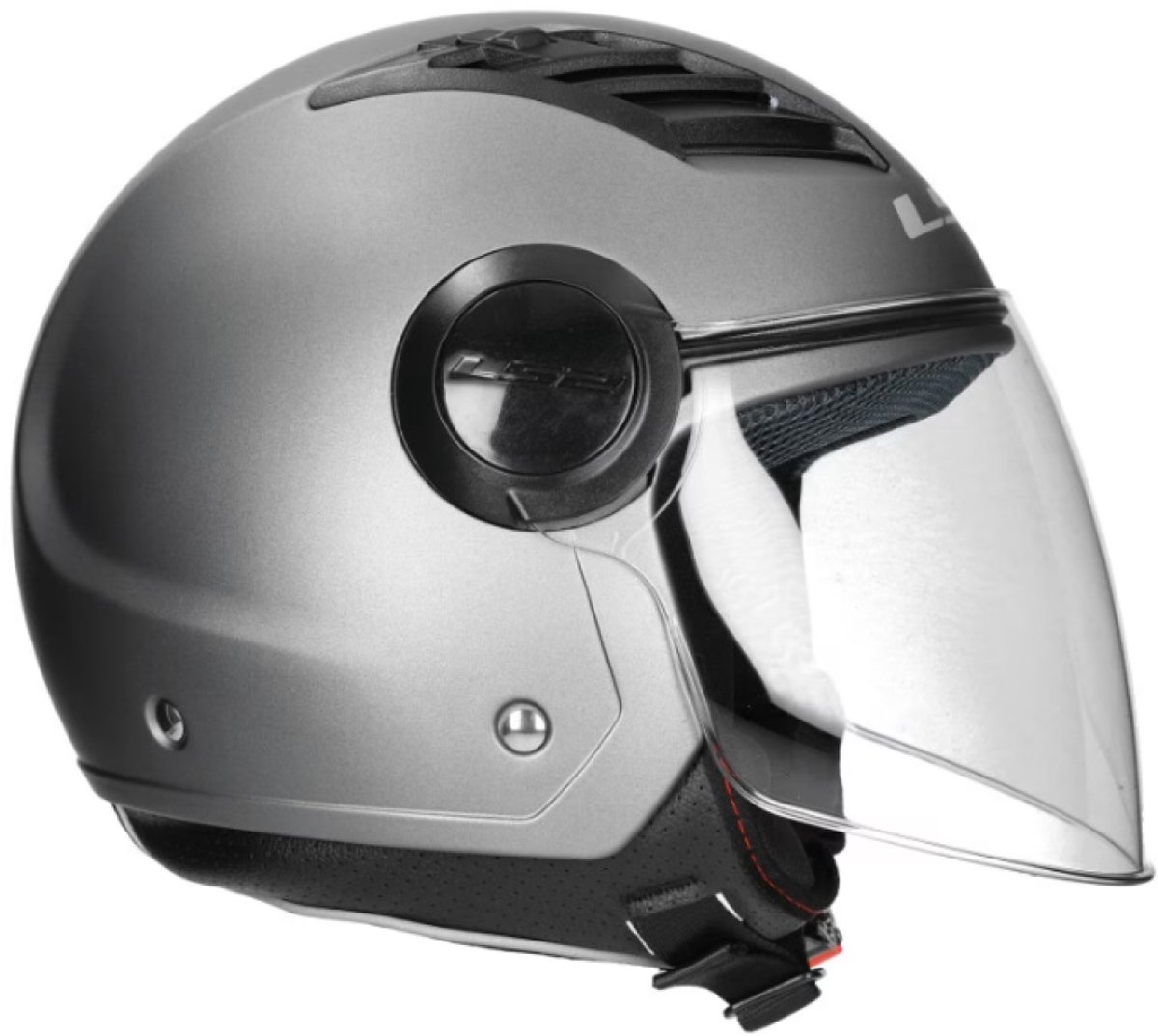 LS2 Jethelm Airflow mat titanium maat XS – foto 3