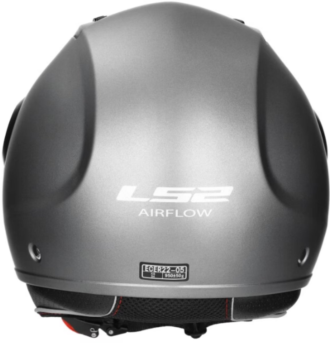 LS2 Jethelm Airflow mat titanium maat XS – foto 4