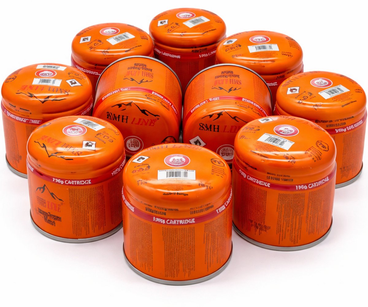 SMH LINE® Gaspatroon 190g - Prikcartouche - Gasbloksysteem - 5 stuks