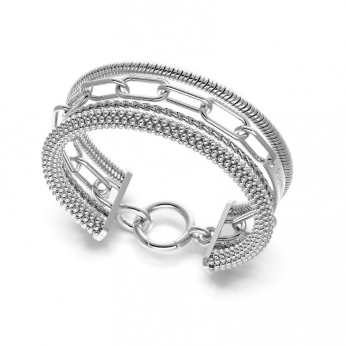 Pianegonda Vinctum Bracelet PIN12A Zilver Wit 17.5