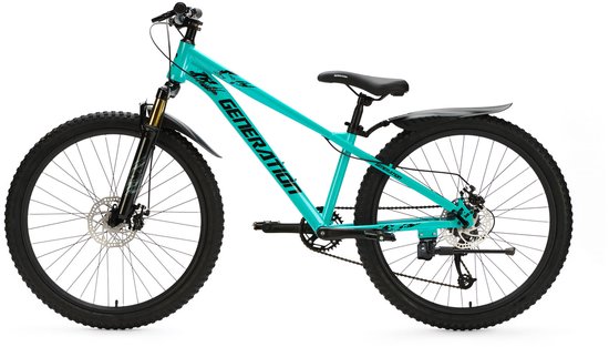 Generation X8 Mountainbike 26 inch - Blauw met Spatborden van Generation — afbeelding 2