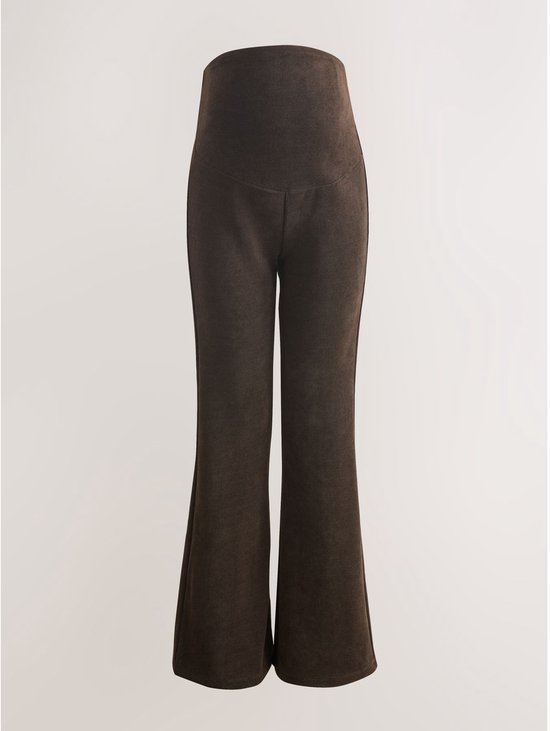 Hoge taille elastische tailleband controle buikdame broek dames effen kleur sport uitlopende broek streetwear kopen vanaf een prijs van 12