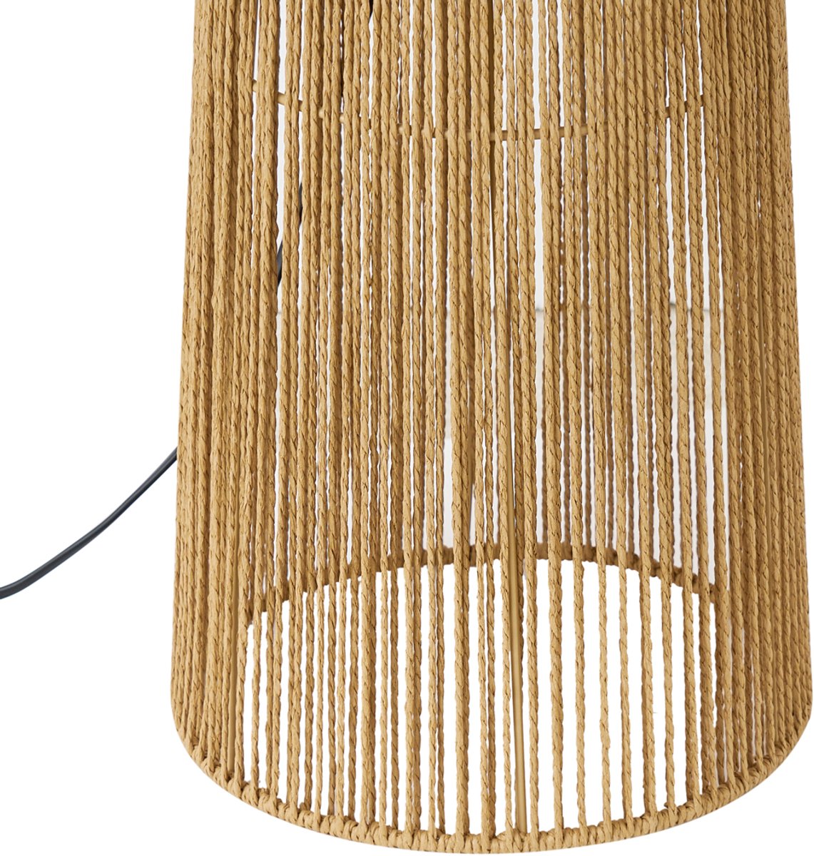 QAZQA dart - Japandi Vloerlamp | Staande Lamp - 1 lichts - H 145 cm - Naturel - Woonkamer thumbnail 3