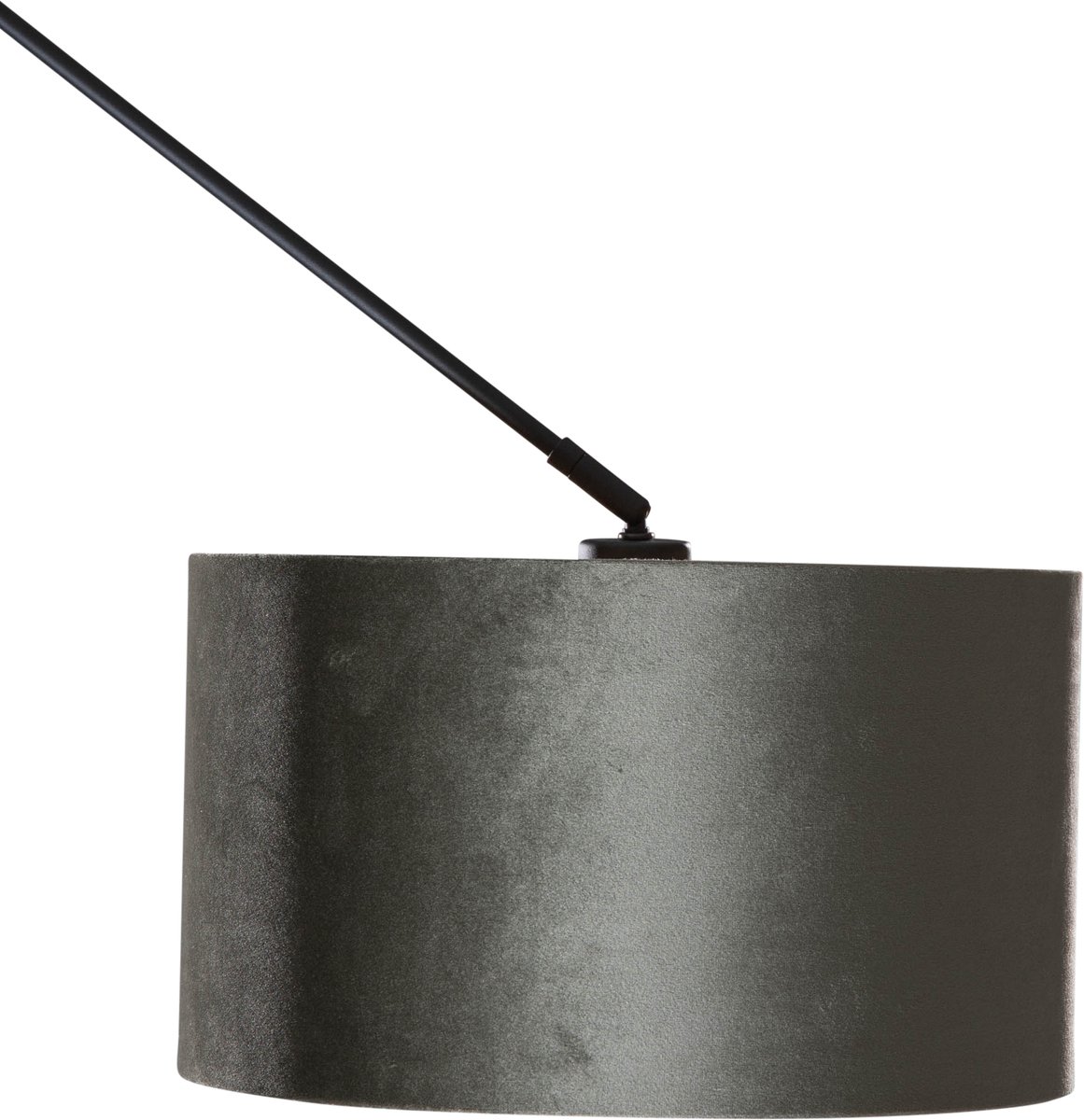 QAZQA blitz shade - Klassieke Hanglamp met kap voor boven de eettafel | in eetkamer - 1 li