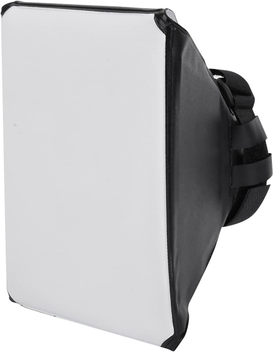 Camera Softbox - Flits Diffuser - Professionele Fotografie - Reflecterende Binnenwand - 10x13cm - Wit