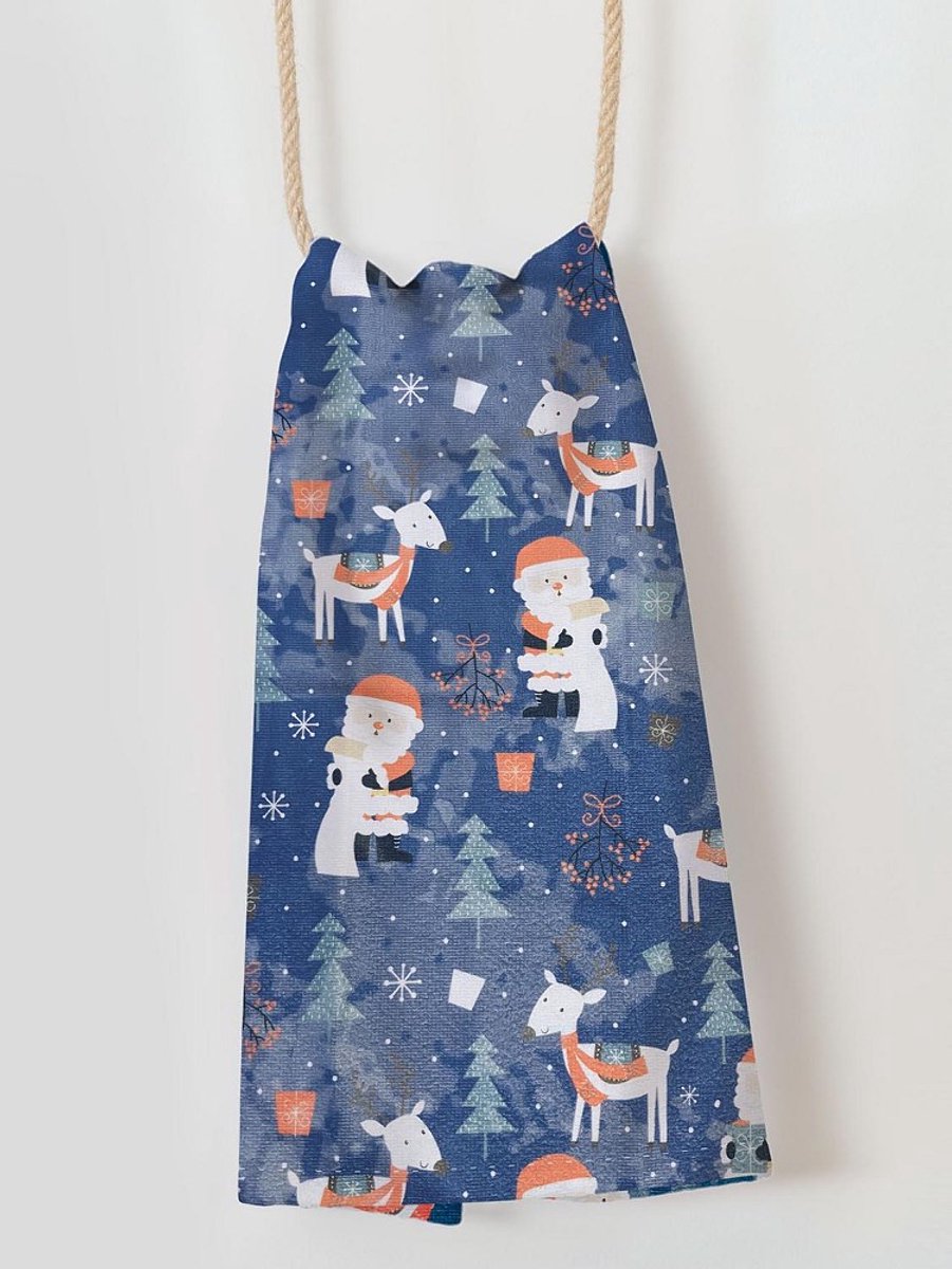 Darymex - Keukendoek - Kerst - 38x60 cm - Mikołaje & Renifery