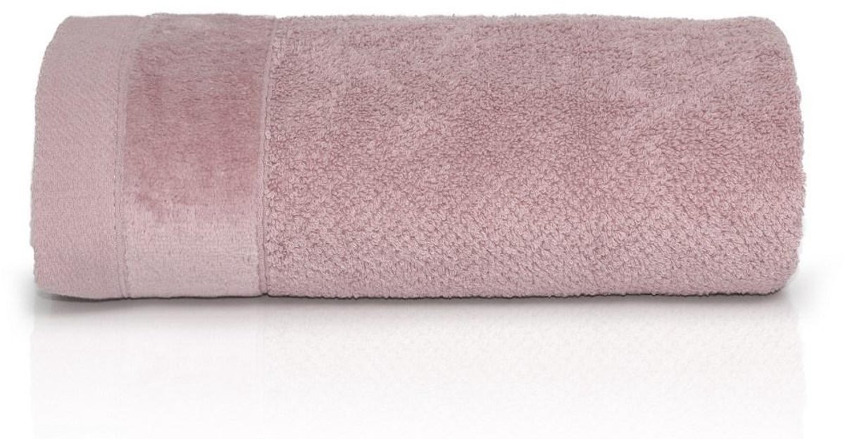 Detexpol Vito - Badhanddoek - 70x140cm - Roze - Frotté - 550g/m2