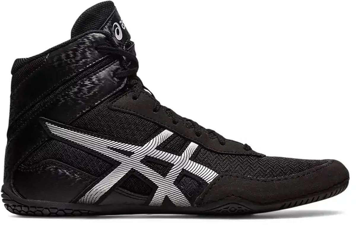 Asics Matcontrol 3 Serie Zwarte Worstelschoenen Flexibele Grip Voor MMA en BJJ