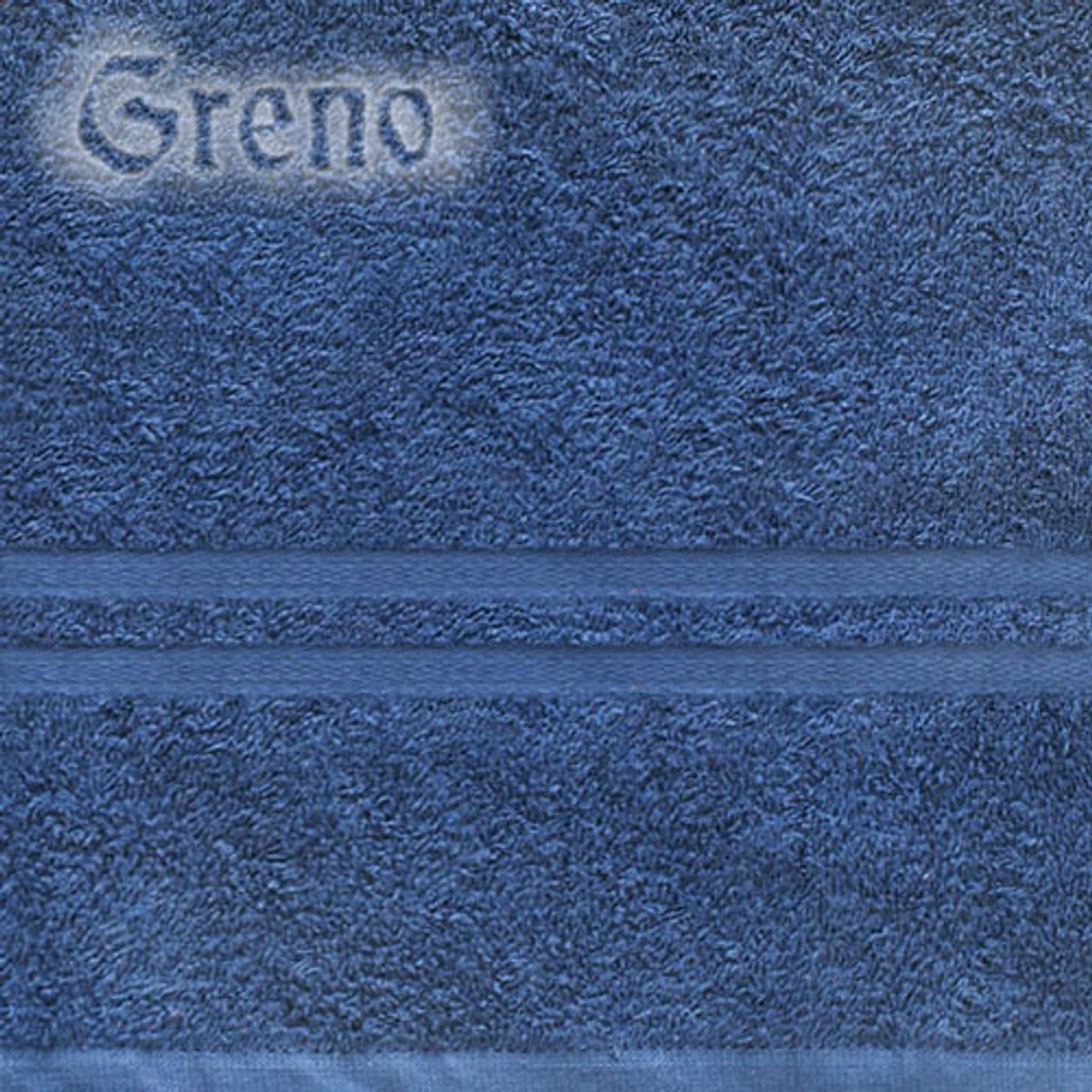 Greno Junak Serie - Handdoek - 50x100 cm - Donkerblauw