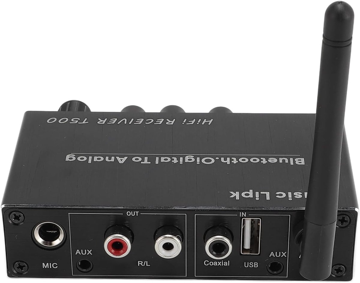 Bluetooth Ontvanger - Audio Converter - Muziek Streamen - Meerdere Ingangen - 10-30m Bereik