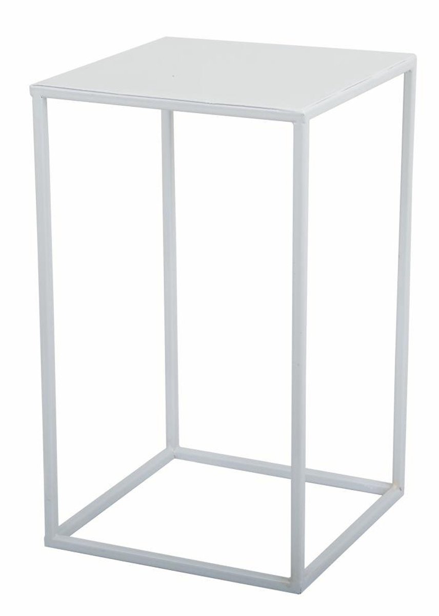 HowHomely Serie - Moderne Staande Plantenbak - Wit - Loftstijl - 40cm