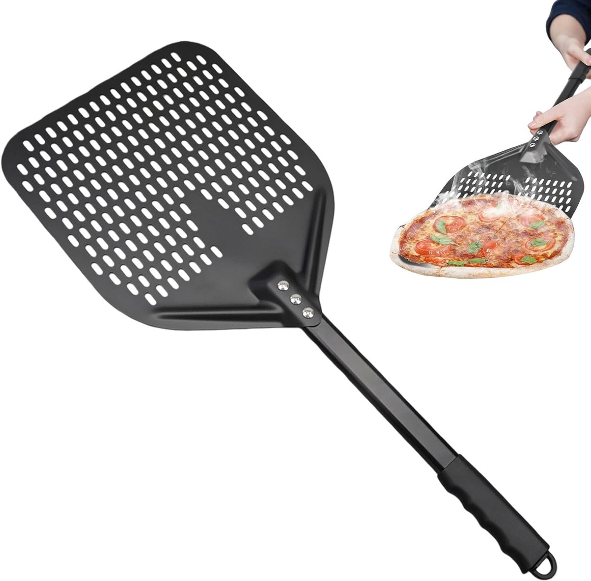 Pizzaschep - Transferplank - Pizza Bakken - Afneembare Handgreep - 30 cm Breed