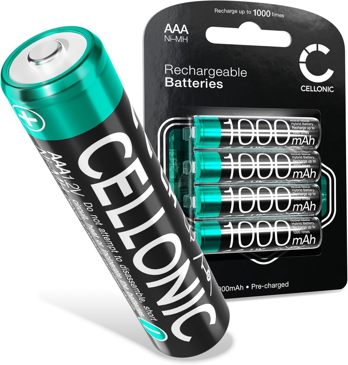 Oplaadbare Batterijen - Micro AAA - Apparaten Voeden - NiMH Technologie - 1000mAh