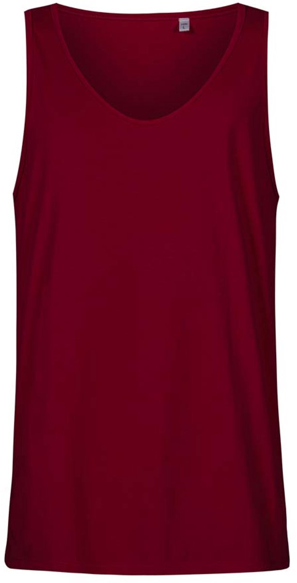 Promodoro Men´s Roundneck Tanktop XO1450 - Berry - M