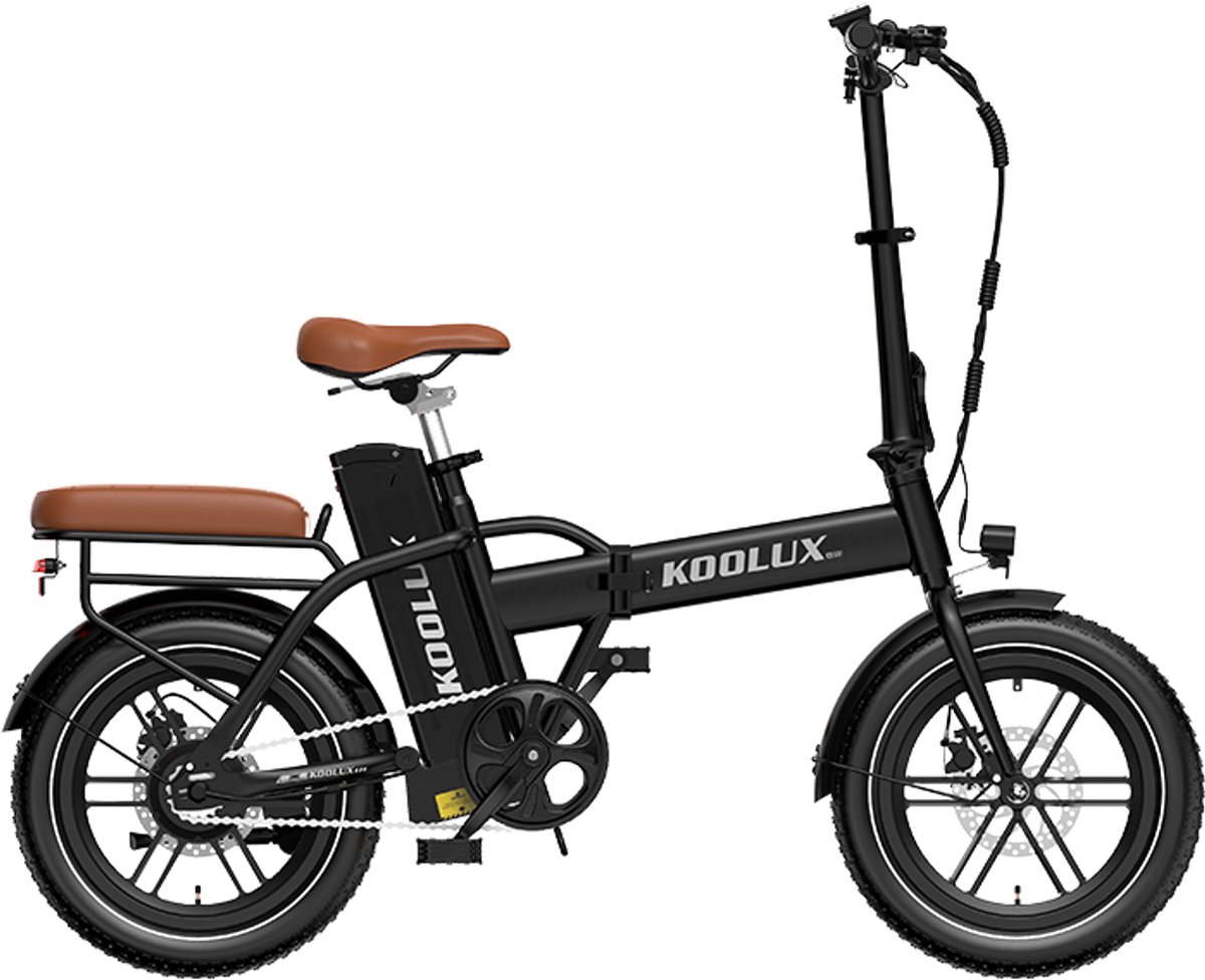KOOLUX - X10 Elektrische Vouwfiets - 16 x 3.0 Inch Dikke Banden - Maximaal bereik 55km thumbnail 4