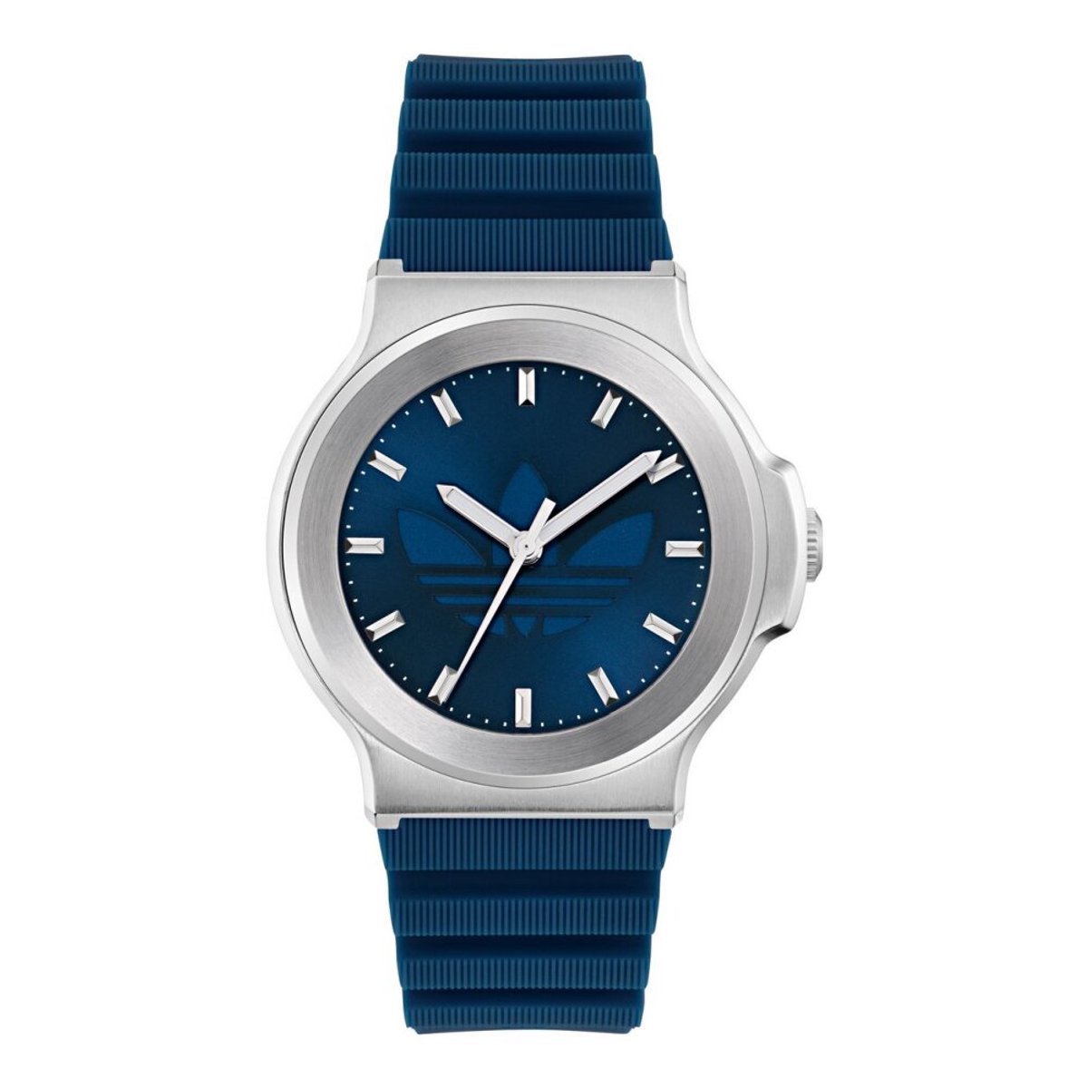 Adidas Originals Expression Three AOFH25502 Horloge - Siliconen - Blauw - Ø 41 mm