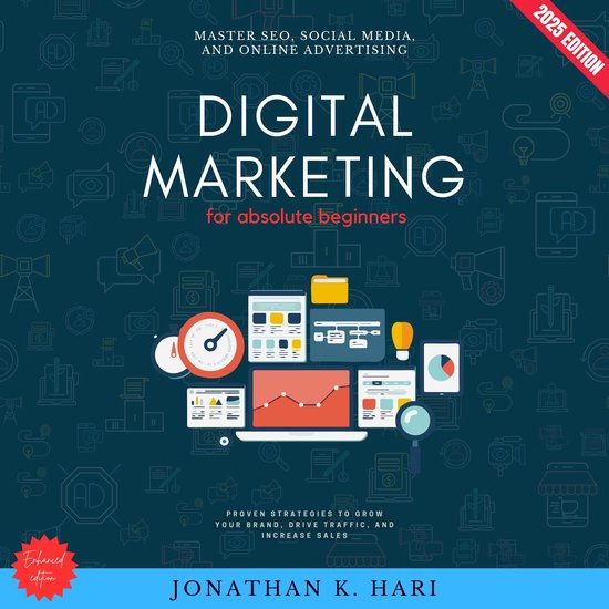 Digital Marketing for Absolute Beginners: - cover