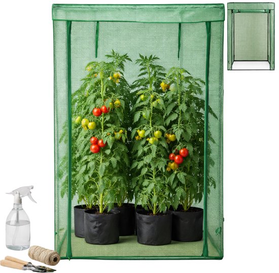 Lomer Serre Tomates - Serre Tomates - Serre Tomates - Serre Chauffante Tomates - Serre - Serre Chauffante - Serre de Jardin - Serre Plastique - Serre à Plantes - Serre à Légumes - Serre Extérieure - Mini Serre