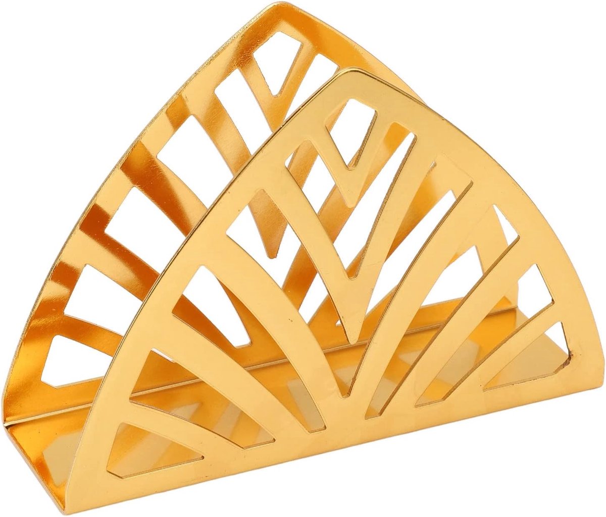 Gouden Servethouder - Papieren Houder - Tafel Decoratie - Antislip Bodem - 9x13x4 cm - Goud