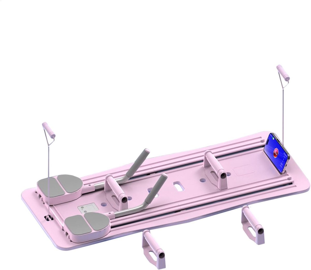 Pilates Uitrusting - Fitness Bord - Thuistraining - Ruimtebesparend Ontwerp - 533 x 424 x 138 cm - Roze