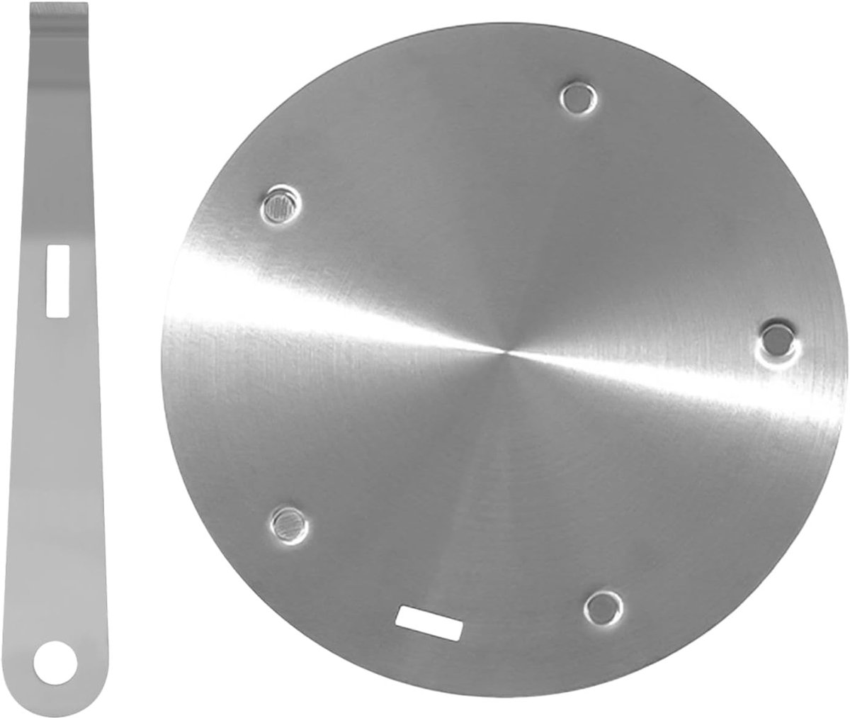 Inductie Adapter - Warmte Diffuser - Gelijkmatig Koken - Afneembare Handgreep - 20 cm Diameter