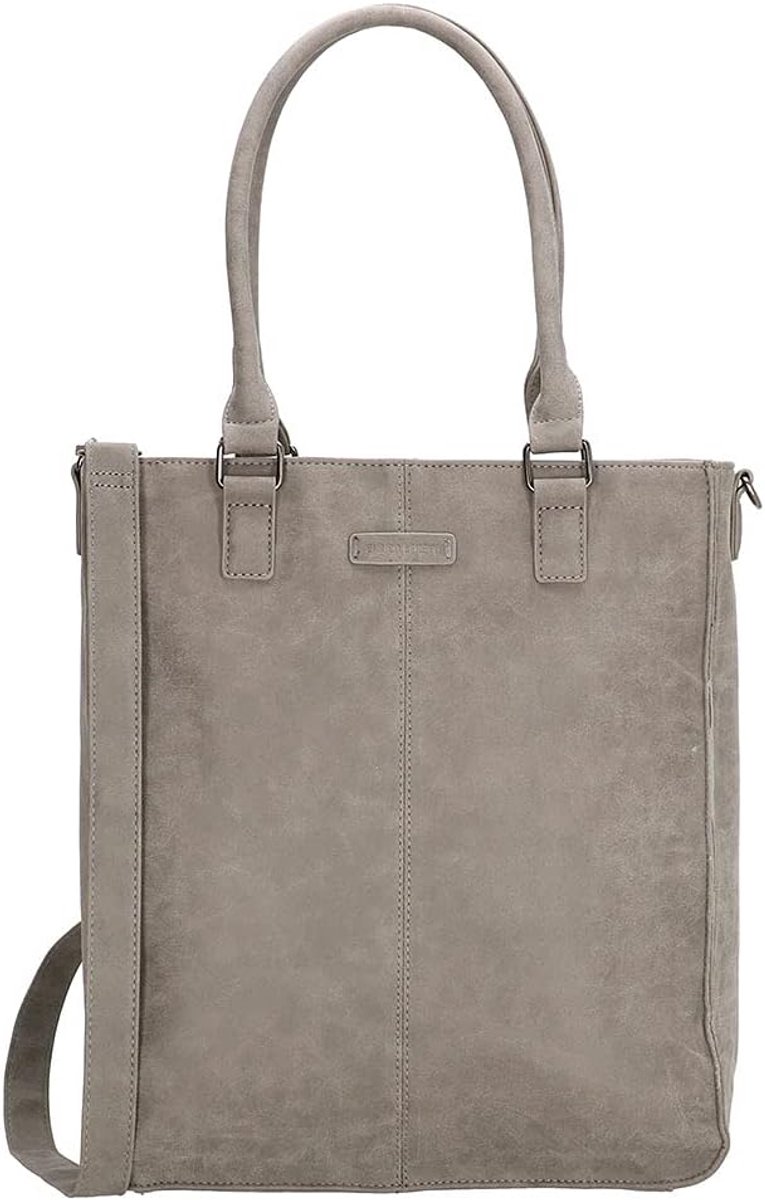 Dames Shopper - Schoudertas Hobo - Dagelijks Gebruik - Verstelbare Band - 31.5x35x10 cm - Grijs
