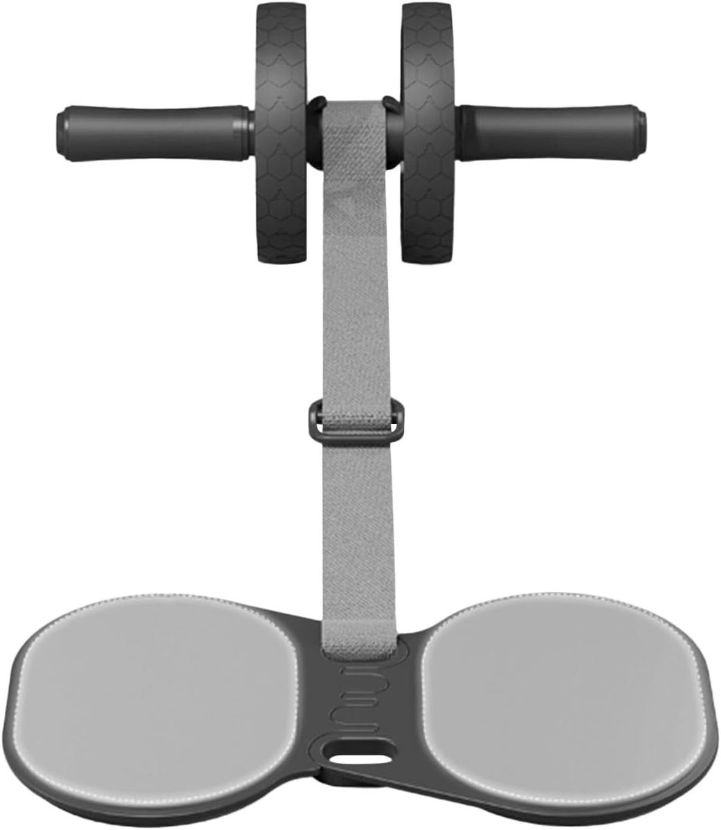 Buikroller Set - Buikspier Wiel - Krachtige Core Training - Met Geïntegreerde Weerstandsband - 129 x 36 cm - Zwart