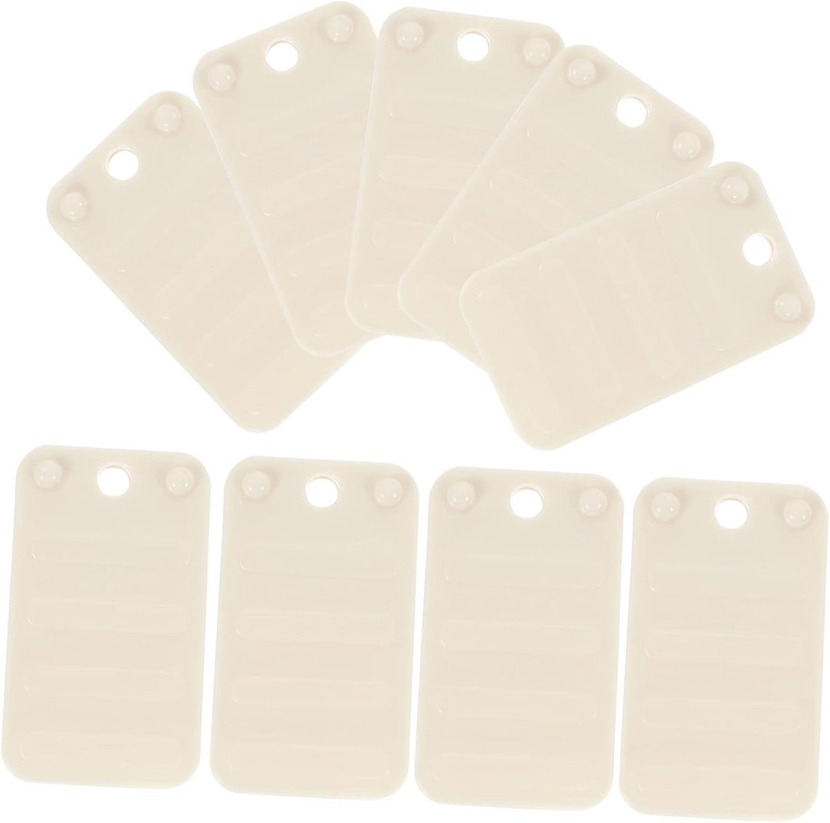 Stoelverhogers - Meubelonderleggers - Stabiliseren Meubels - Antislip Structuur - 30 Stuks - Wit
