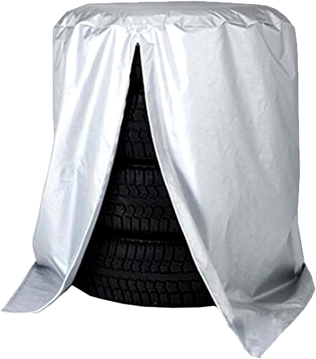 Autobandenhoezen - Bandenbeschermers - Banden Opslag - Waterdicht Oxford Materiaal - 73x110cm - Zilver
