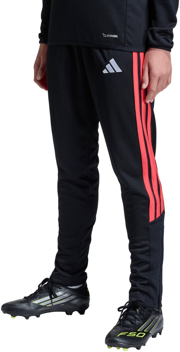 adidas Broek Kinderen Tiro 26 League Slim Zwart-Rood - Maat 128cm