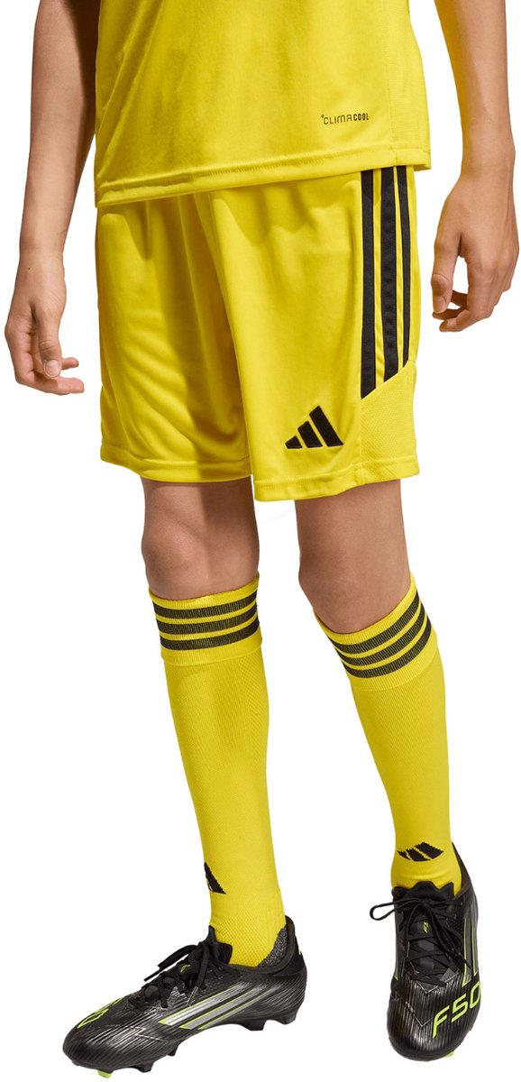 adidas Short Kinderen Tiro 26 League Geel - Maat 140cm