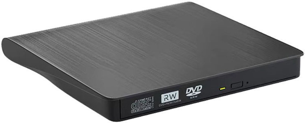 Oneay Externe cd-dvd-/dvd-/dvd-rom-brander/optische drive met USB 3.0-aansluiting, geschikt voor laptops, desktopcomputers, Macs, MacBook Pro/Air en iMacs, zwart