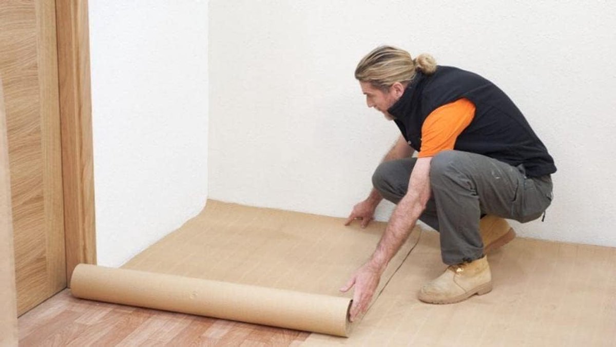 Waterafstotend beschermpapier voor vloeren - 90 cm x 45 m
