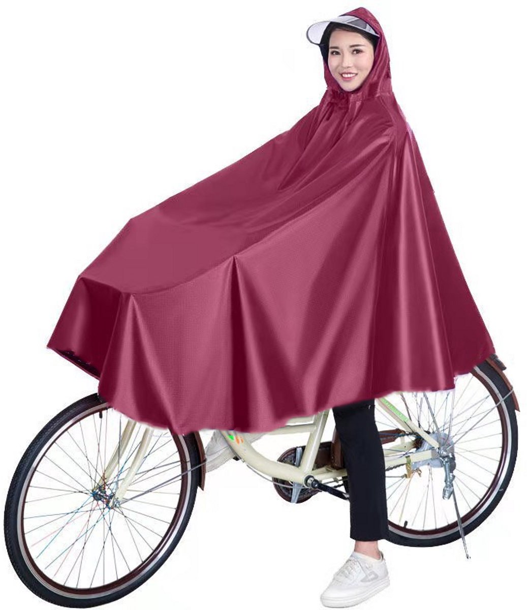 Waterdichte regenponcho voor op de fiets