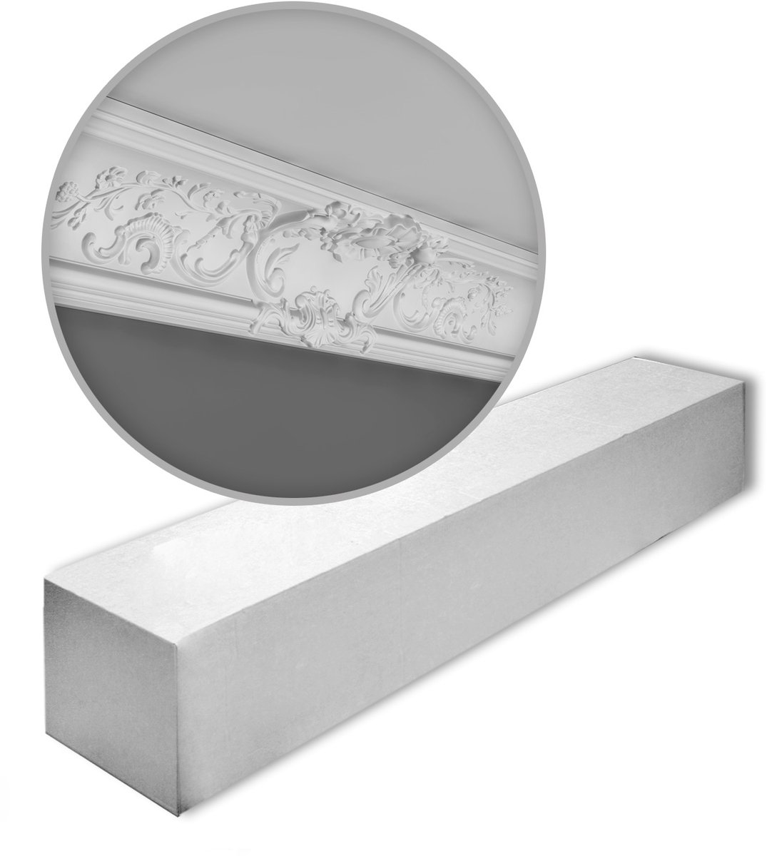 1 doos 6 Kroonlijsten Origineel Orac Decor C338A LUXXUS Plafondlijsten Sierlijsten 12 m