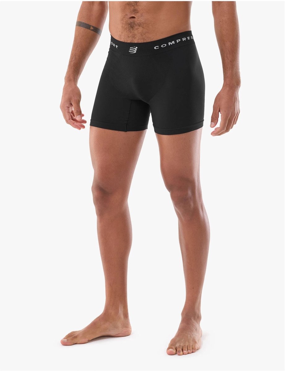 Compressport | Feelfree Seamless Boxer | Heren | Black | M -