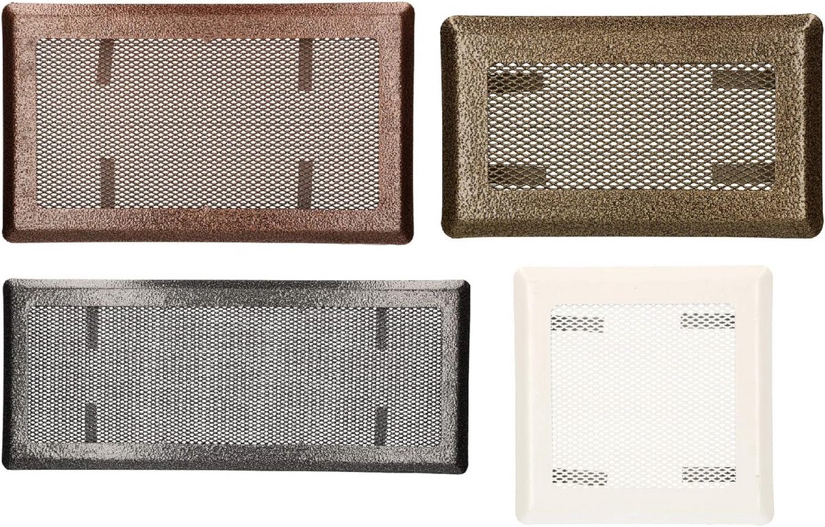 Luchtrooster 16 x 16 cm - Ventilatierooster voor Open Haard en Kachel