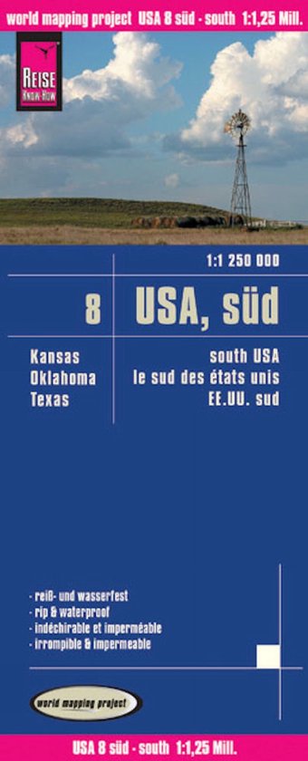 World Mapping Project USA 08 Süd 1 : 1 250 000 - cover
