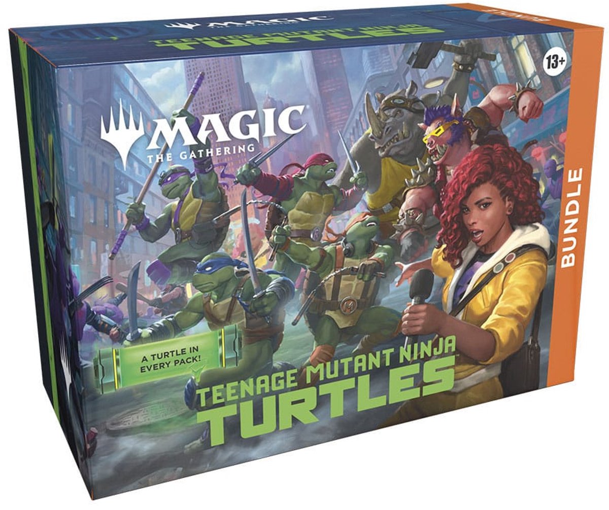 Magic: The Gathering Teenage Mutant Ninja Turtles Bundle Englisch – 9 Play-Booster, Foil-Promo, Spielkarten, Sammelset - Afbeelding 2