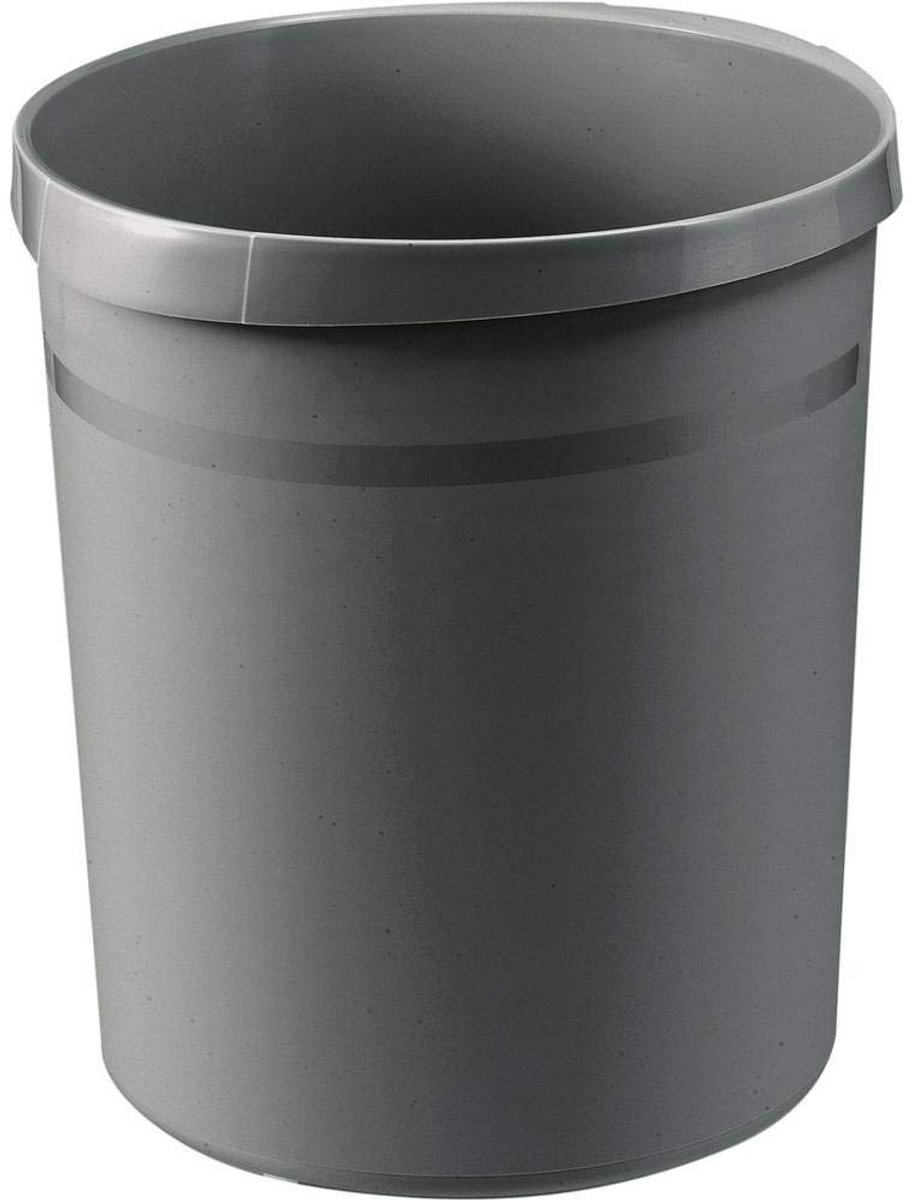Conische Prullenbak 18 L - Donkergrijs Ergonomisch Design