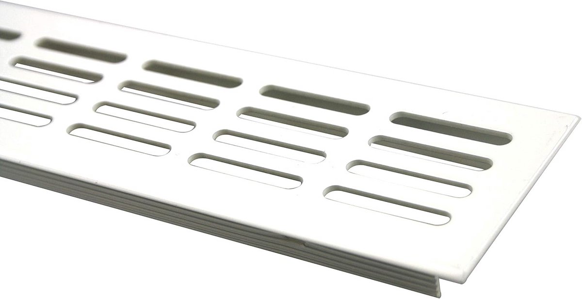 Aluminium Ventilatierooster 60mm - Diverse Kleuren en Lengtes Beschikbaar