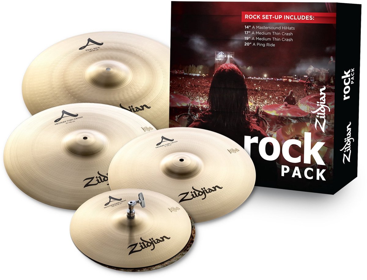 Zildjian A Rock Pack bekkenset 14-17-19-20